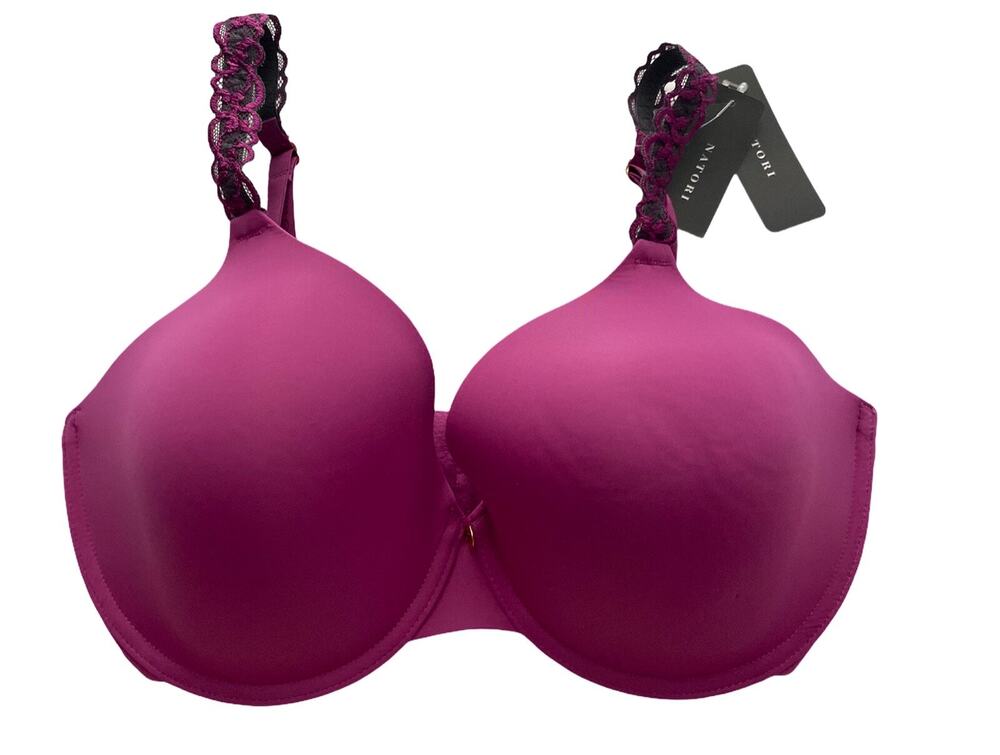 Natori Nwt Pure Luxe Custom Coverage Contour Bra Wild Tulip 732080 32D